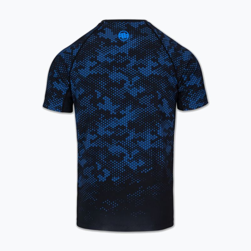 Rashguard da uomo Pitbull Hex Camo Hilltop Rashguard blue 4