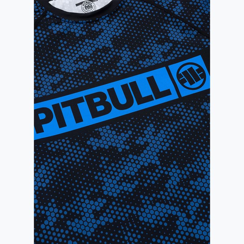 Rashguard da uomo Pitbull Hex Camo Hilltop Rashguard blue 6