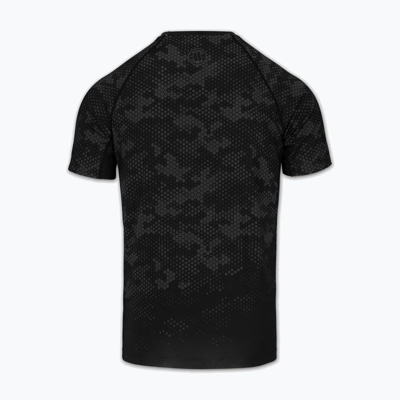 Rashguard da uomo Pitbull Hex Camo Hilltop Rashguard black 4