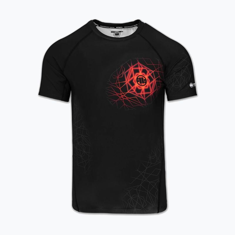 Rashguard da uomo Pitbull Ray Rashguard fluo/red 3