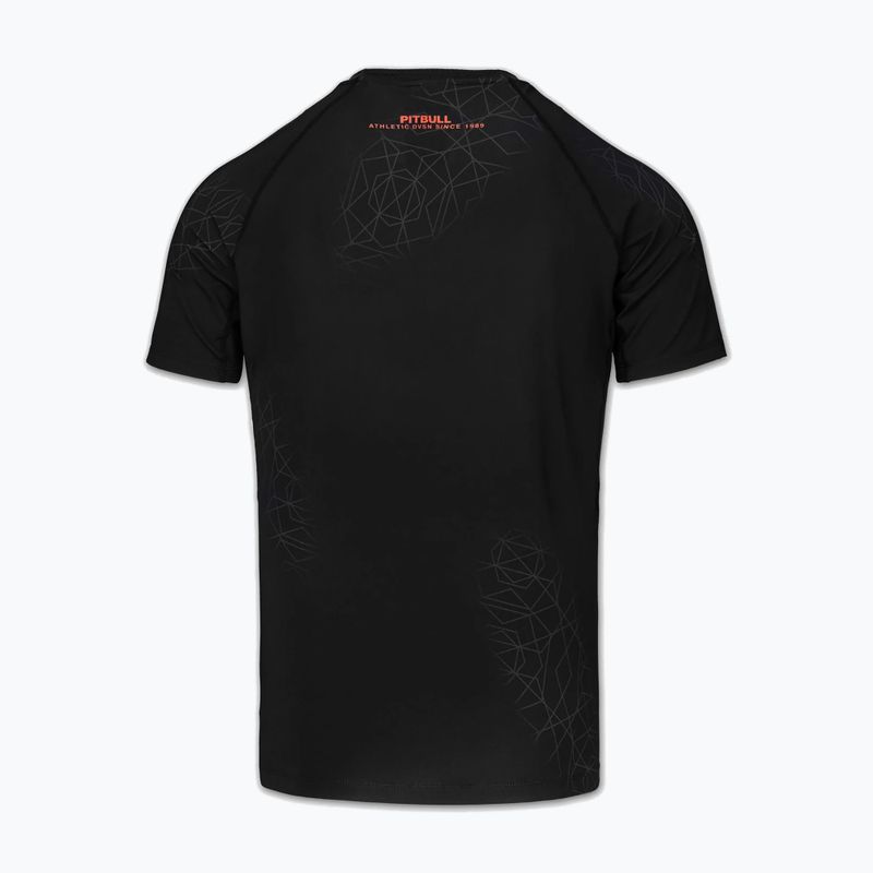 Rashguard da uomo Pitbull Ray Rashguard fluo/red 4