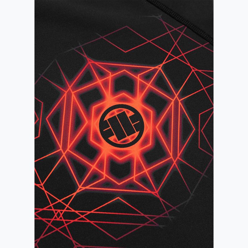 Rashguard da uomo Pitbull Ray Rashguard fluo/red 5