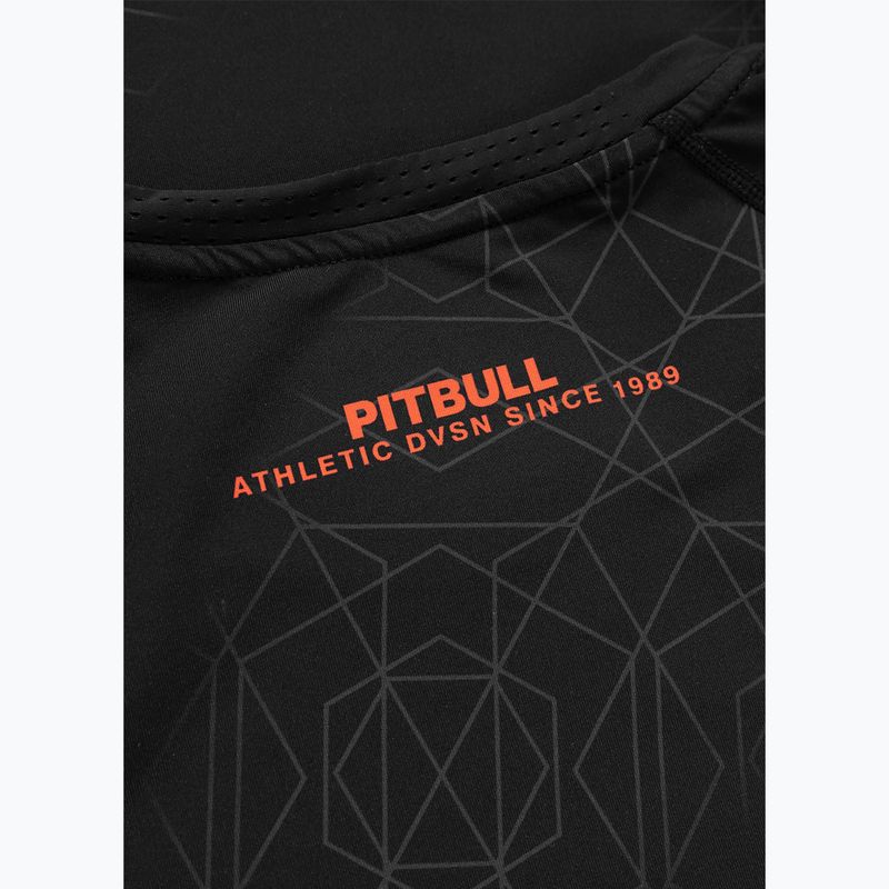 Rashguard da uomo Pitbull Ray Rashguard fluo/red 6