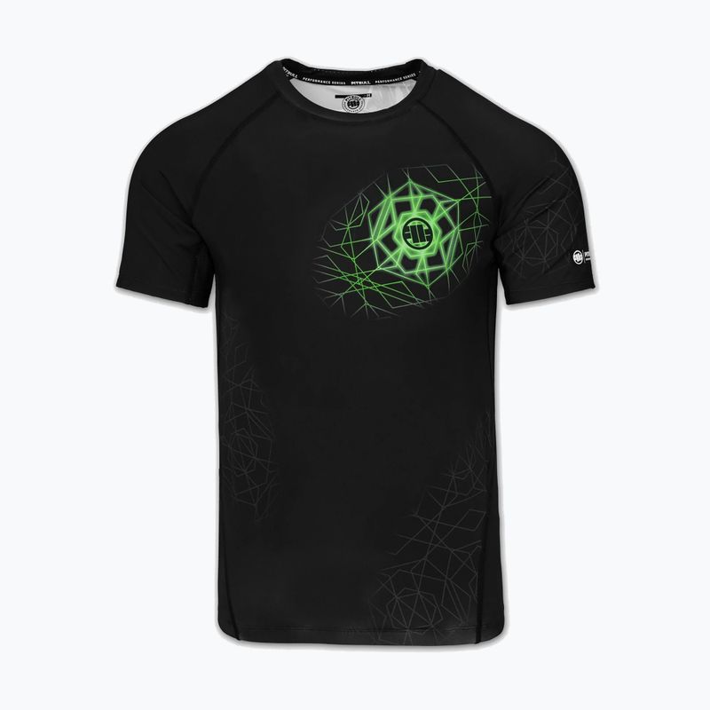 Rashguard da uomo Pitbull Ray Rashguard fluo green 3