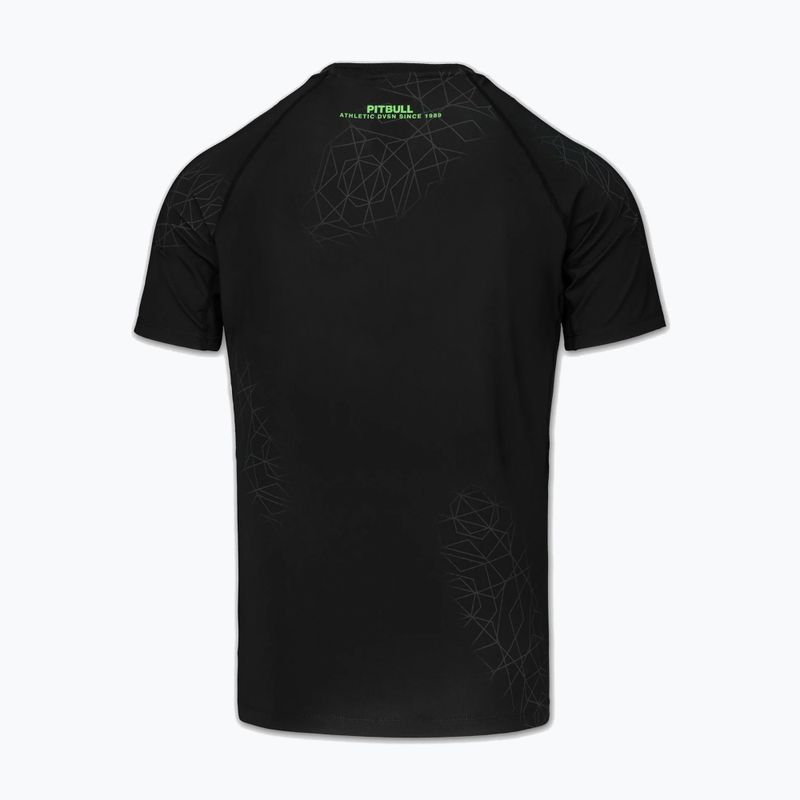 Rashguard da uomo Pitbull Ray Rashguard fluo green 4