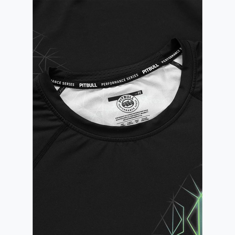 Rashguard da uomo Pitbull Ray Rashguard fluo green 5