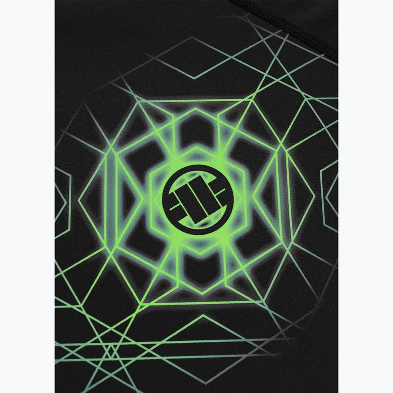 Rashguard da uomo Pitbull Ray Rashguard fluo green 6