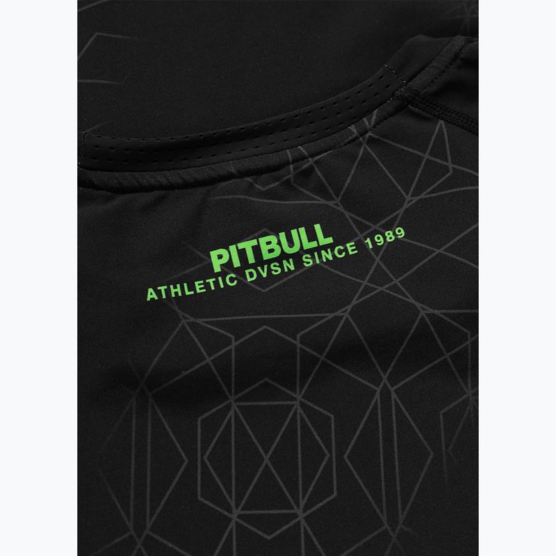 Rashguard da uomo Pitbull Ray Rashguard fluo green 7