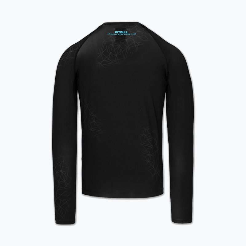 Rashguard a maniche lunghe da uomo Pitbull Ray Rashguard sky blue 4