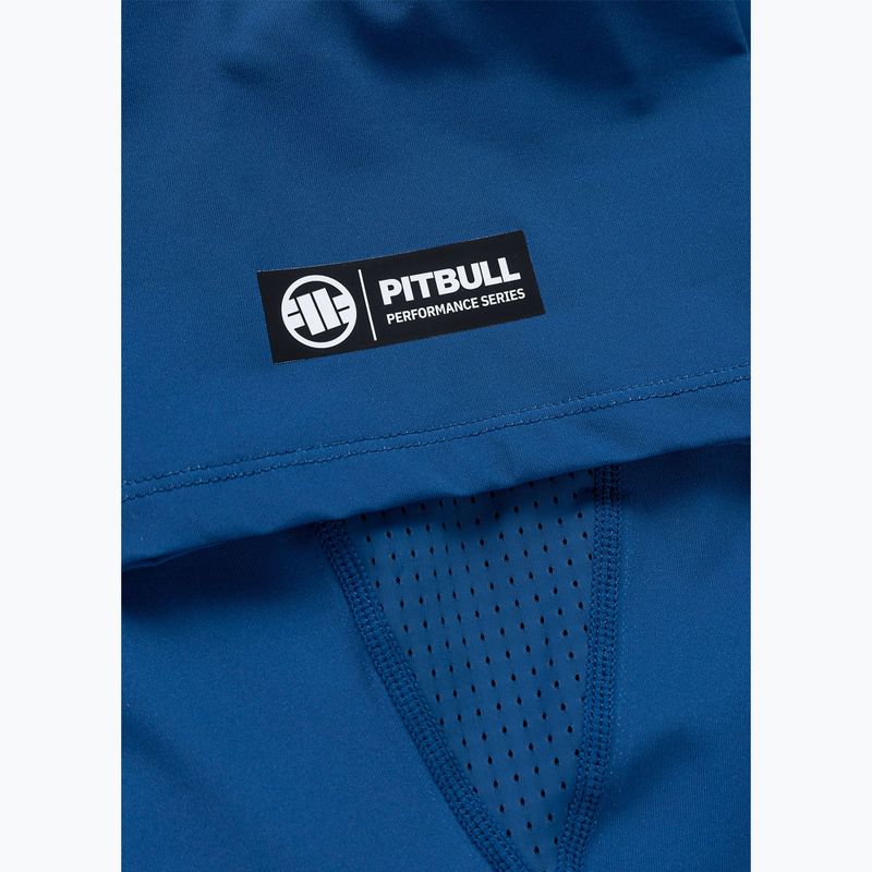 T-shirt da uomo Pitbull Rashguard Logo Palms blue 8