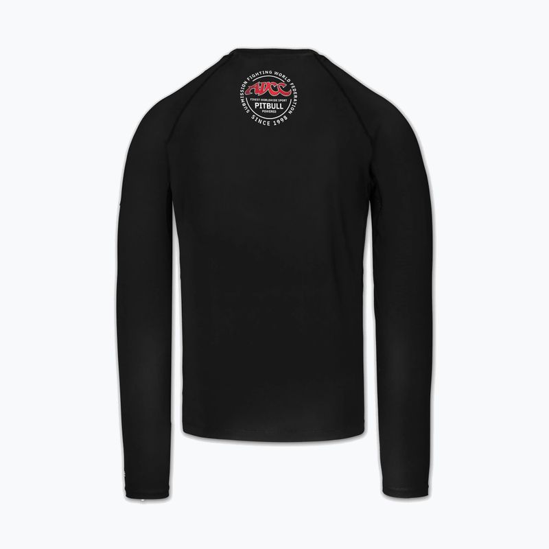 Rashguard a maniche lunghe da uomo Pitbull ADCC Rashguard black 4