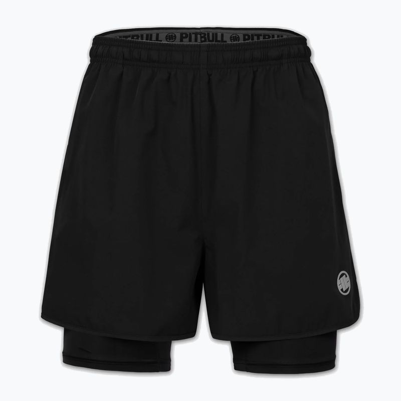 Pantaloncini da uomo Pitbull Sport Mesh neri 3
