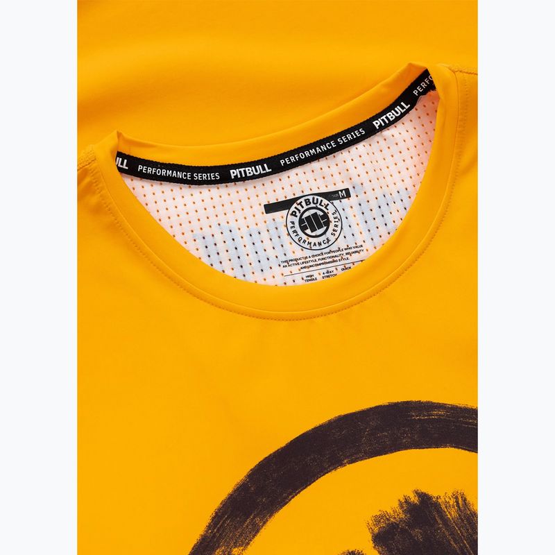 T-shirt da uomo Pitbull Palms mesh yellow logo 6