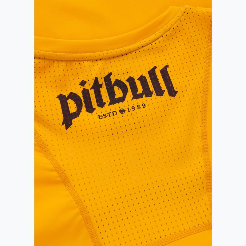T-shirt da uomo Pitbull Palms mesh yellow logo 8