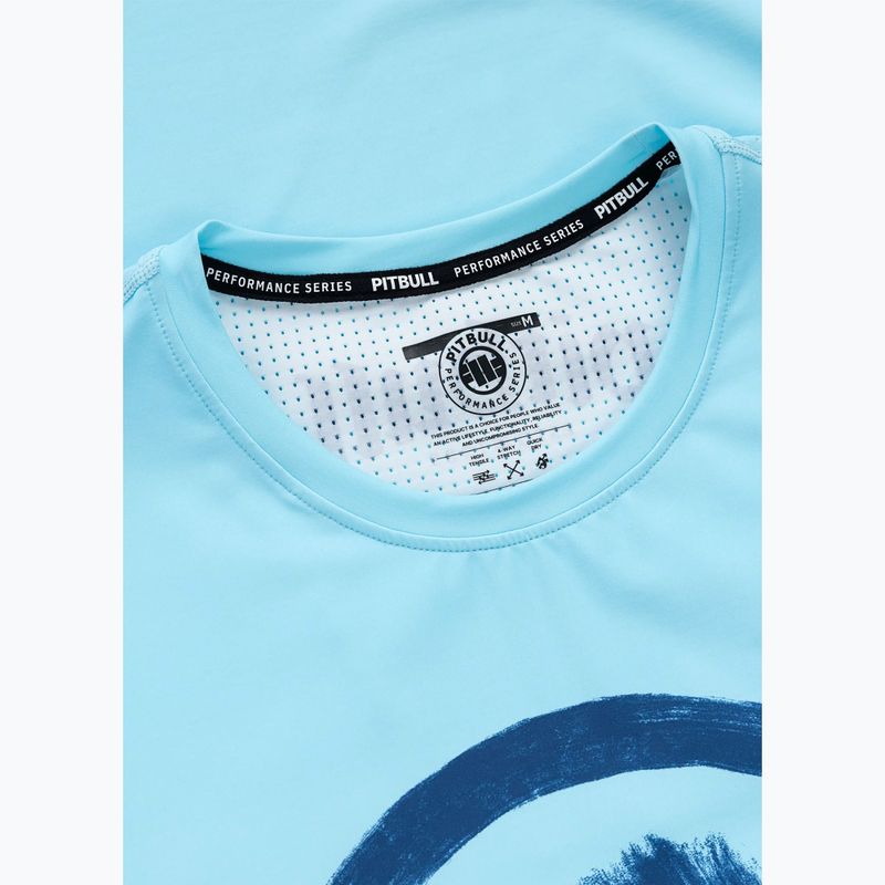 T-shirt da uomo Pitbull Palms mesh light blue logo 5