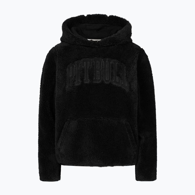 Felpa donna Pitbull Aragona Norton Hooded black 3