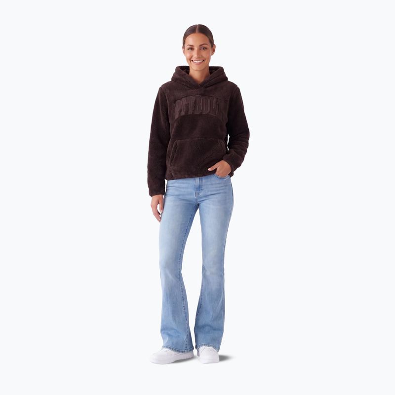 Felpa donna Pitbull Aragona Norton Hooded grey/melange 2
