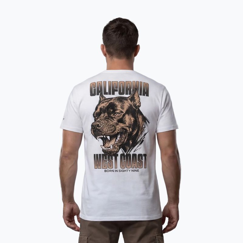 T-shirt da uomo Pitbull Best Coast white 3