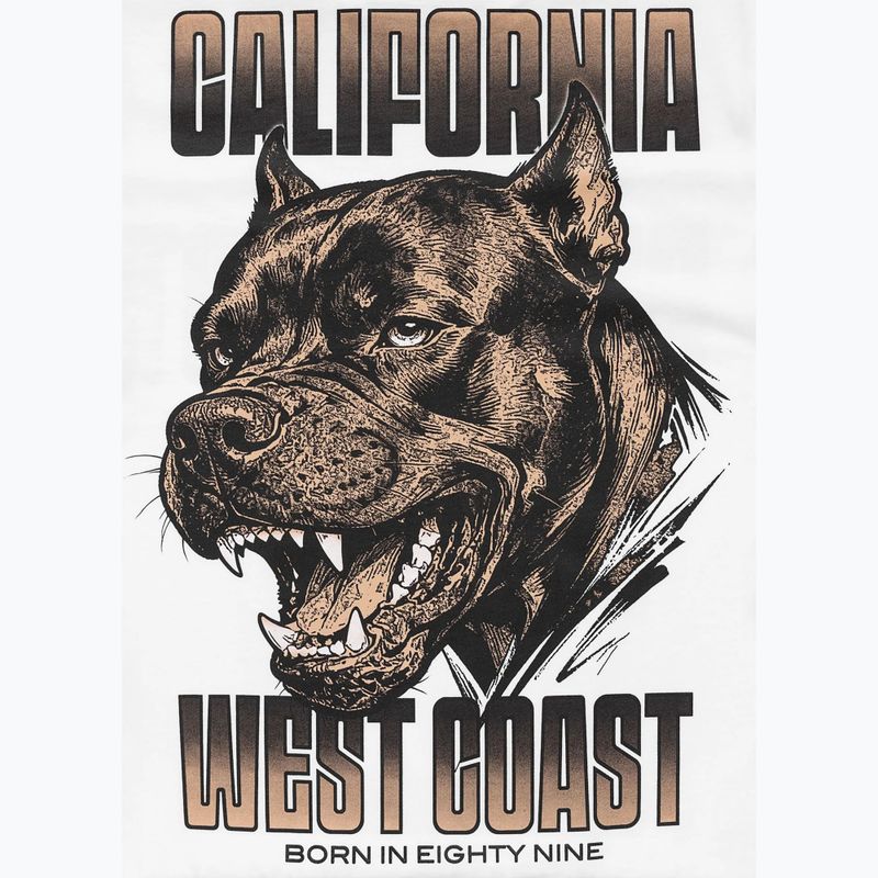T-shirt da uomo Pitbull Best Coast white 11