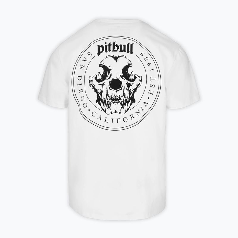 T-shirt da uomo Pitbull O'Side Skull white 6