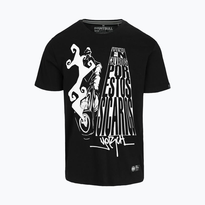 T-shirt da uomo Pitbull Esqueleto black 3