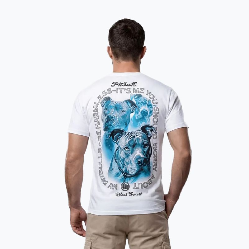 T-shirt da uomo Pitbull Protector white 3