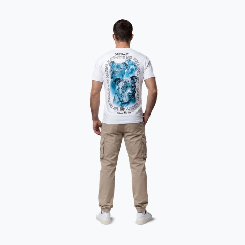 T-shirt da uomo Pitbull Protector white 4