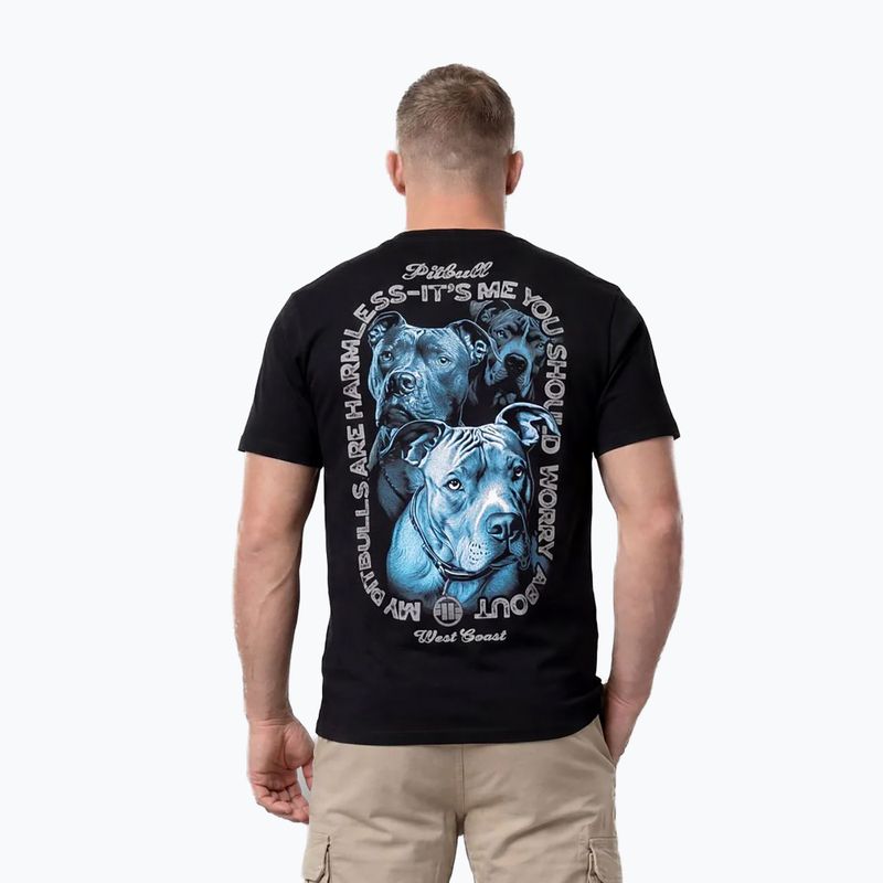 T-shirt da uomo Pitbull Protector black 3