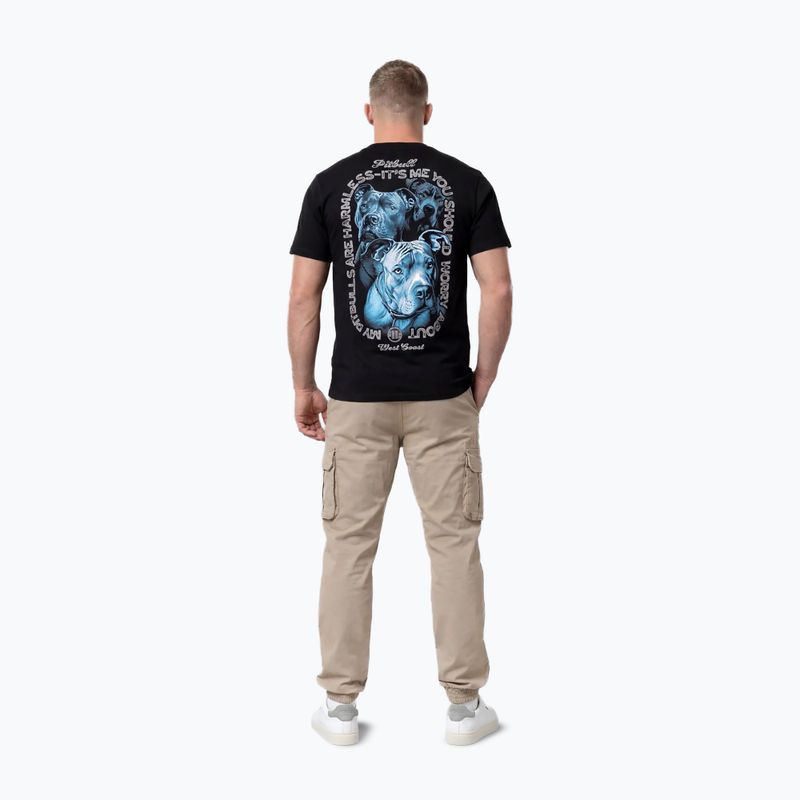 T-shirt da uomo Pitbull Protector black 4