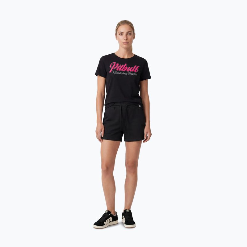 Maglietta da donna Pitbull Santa Muerte black/pink 2
