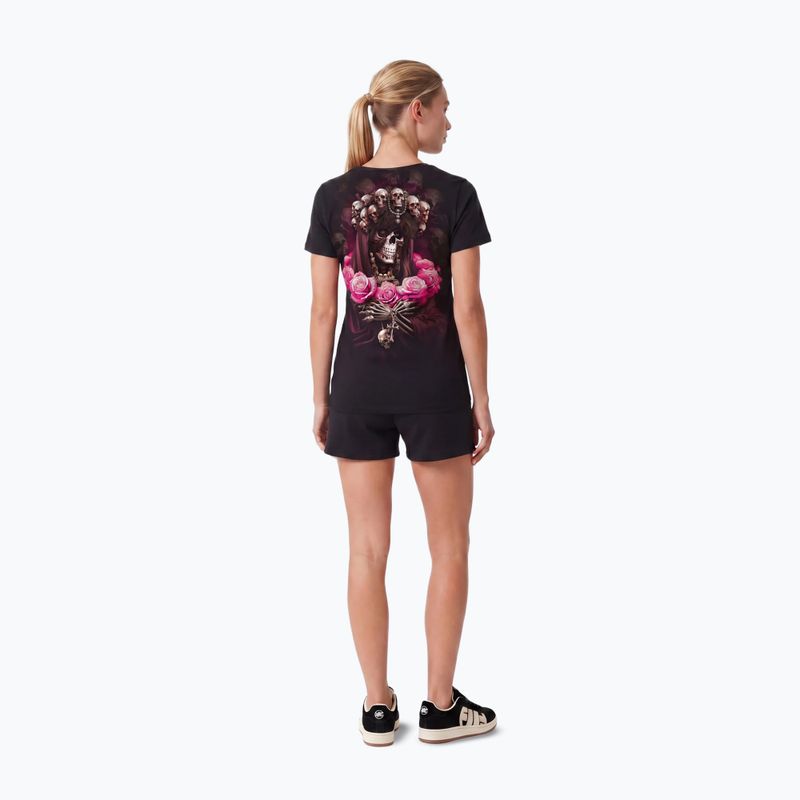 Maglietta da donna Pitbull Santa Muerte black/pink 4