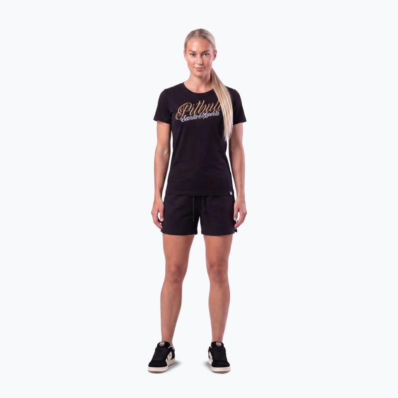 Maglietta da donna Pitbull Santa Muerte black 2