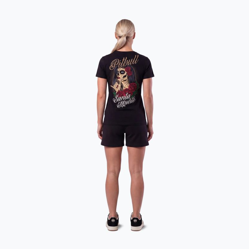 Maglietta da donna Pitbull Santa Muerte black 4