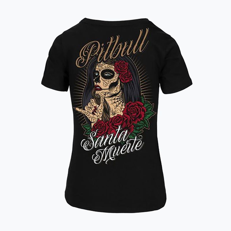 Maglietta da donna Pitbull Santa Muerte black 6