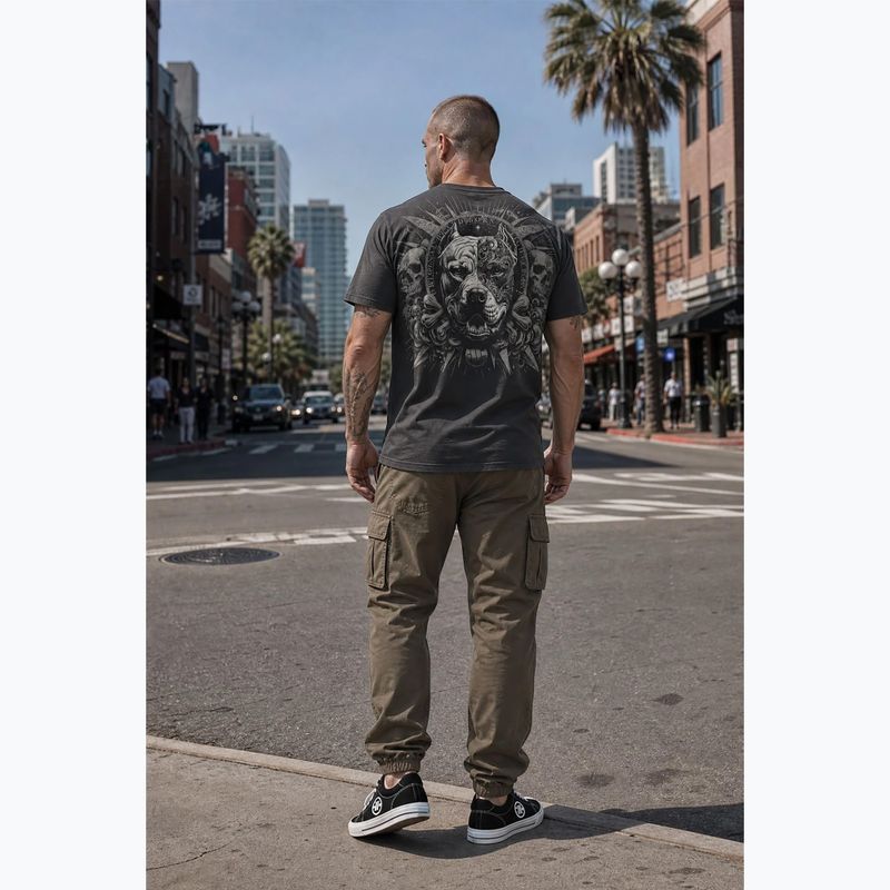 T-shirt da uomo Pitbull World graphite 11
