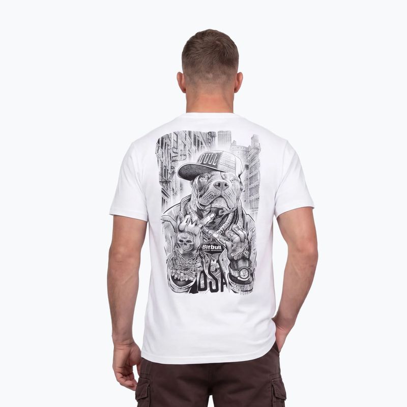 T-shirt da uomo Pitbull Avenue white 3