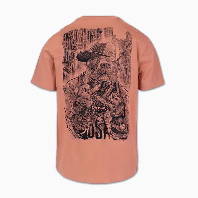 T-shirt da uomo Pitbull Avenue pale salmon 2