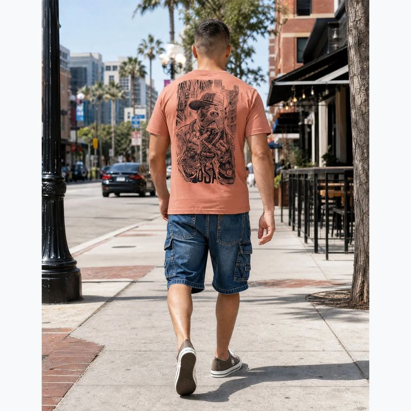 T-shirt da uomo Pitbull Avenue pale salmon 9