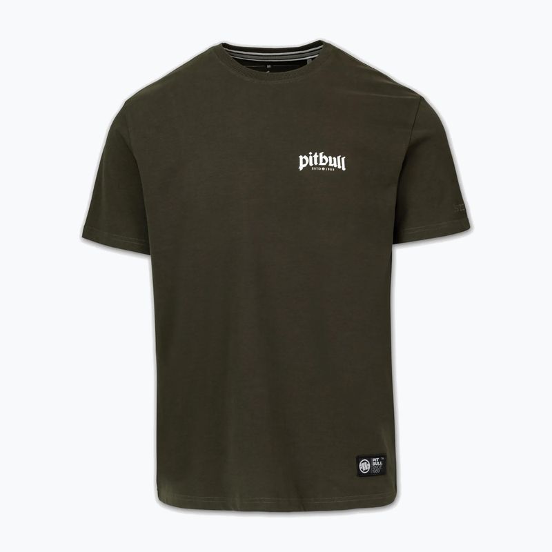 T-shirt da uomo Pitbull O'Side Small dark green 2