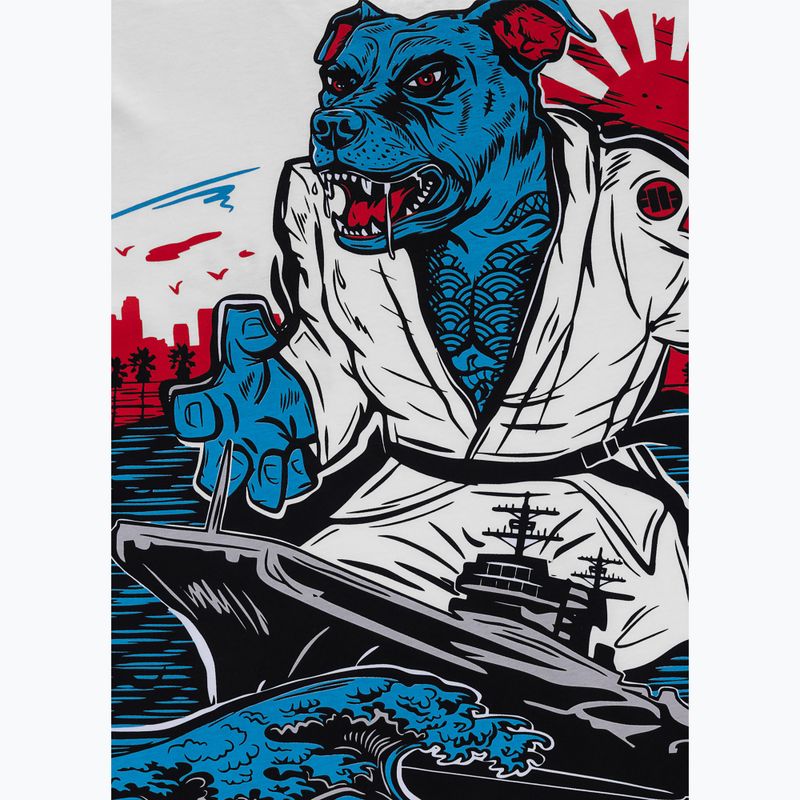 T-shirt da uomo Pitbull Midway white 5