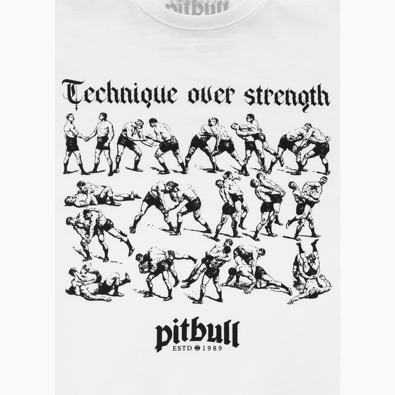 T-shirt da uomo Pitbull Multisport white 4