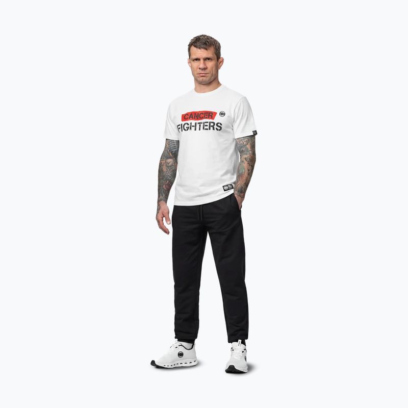 T-shirt da uomo Pitbull Cancer Fighters white 2