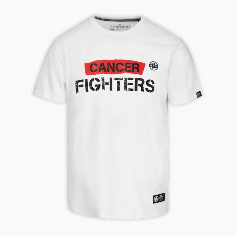 T-shirt da uomo Pitbull Cancer Fighters white 3