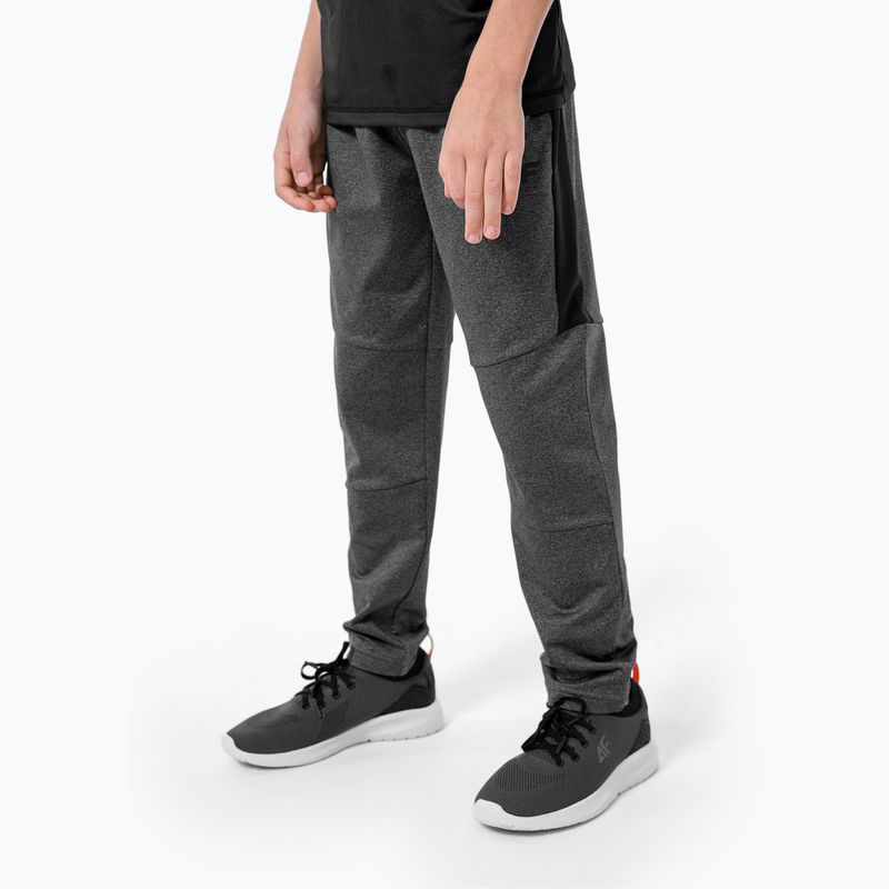 Pantaloni da bambino 4F JSPMTR001 grigio scuro melange