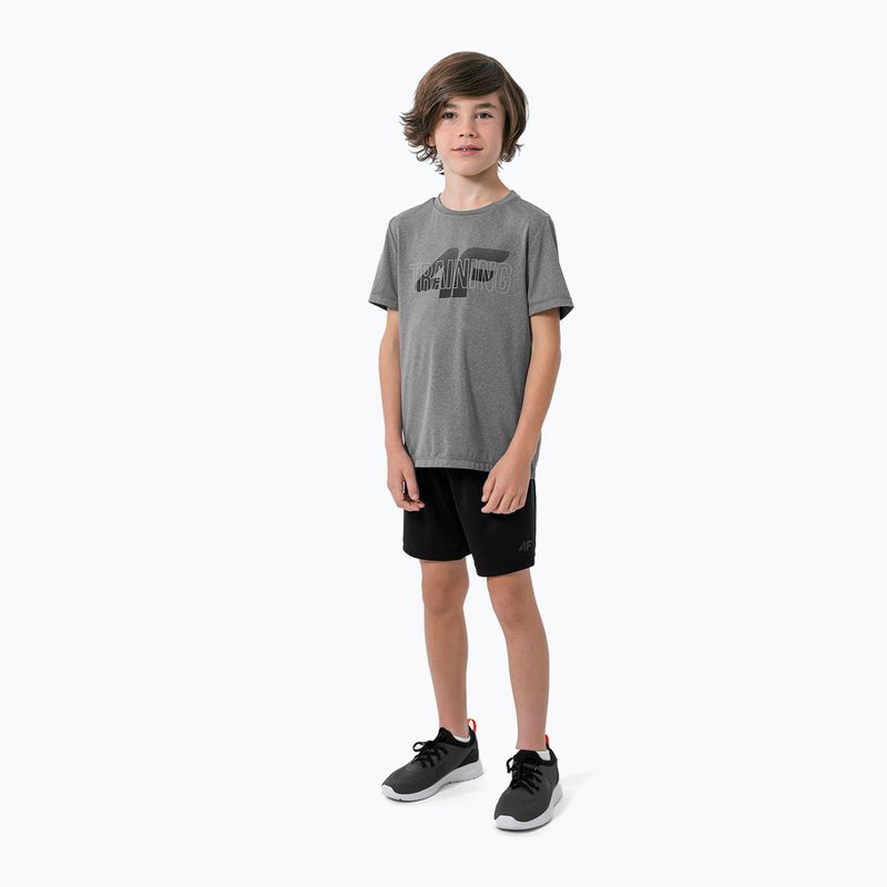 Pantaloncini da bambino 4F JSKMTR001 nero profondo 2