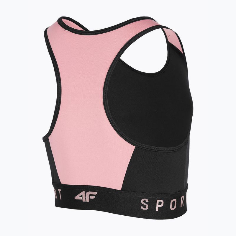Top da allenamento per bambini 4F JTOPD001 nero profondo 4
