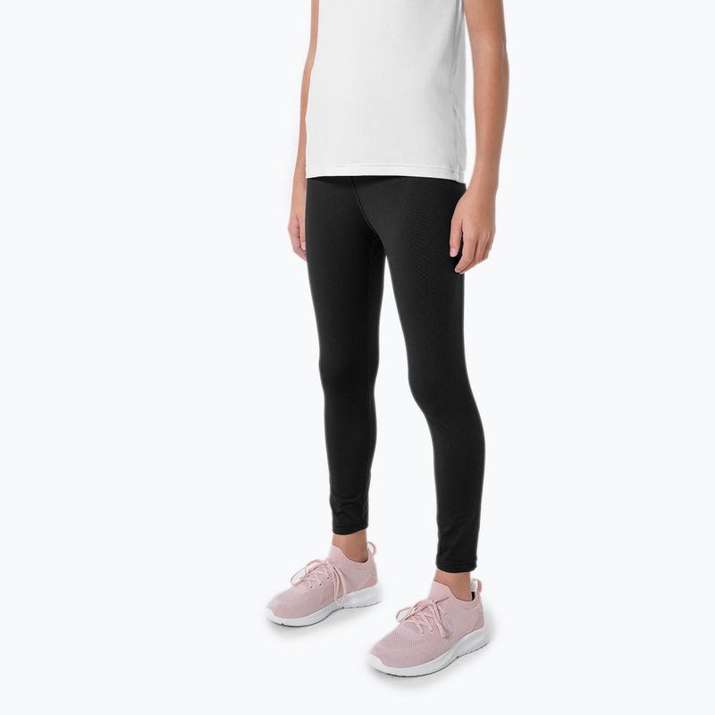 Leggings per bambini 4F JSPDF002 nero profondo