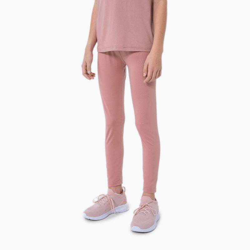 Leggings per bambini 4F JSPDF002 rosa scuro