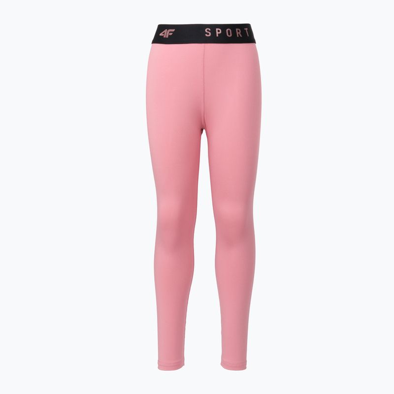 Leggings per bambini 4F JSPDF002 rosa scuro 3