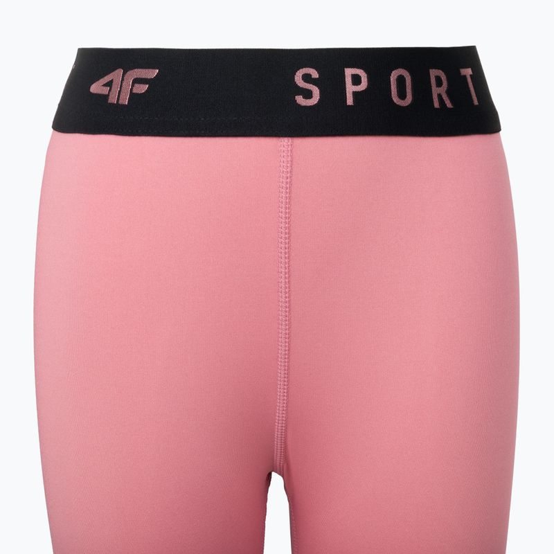 Leggings per bambini 4F JSPDF002 rosa scuro 5